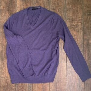 Men’s Banana Republic, V-neck sweater, luxury blend, size L